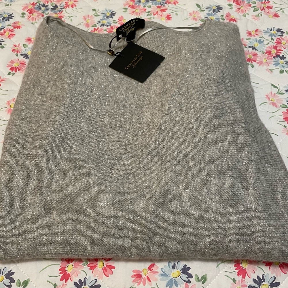 Cashmere Sweater Charter Club Luxury NWT Size M